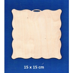 SKLEJKA #3mm Baza 15x15cm , tabliczka 15x15, obrazek 15x15 / ozdoba falka / XIV325